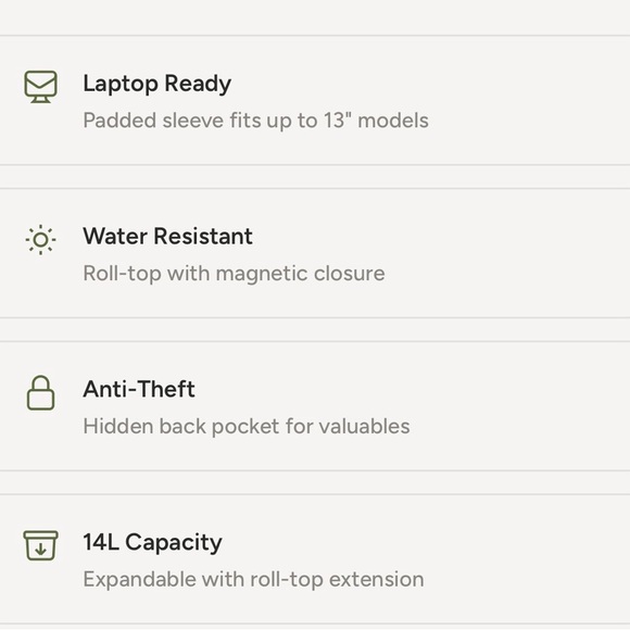 Kind Backpack in RARE COLOR - Picture 8 of 8